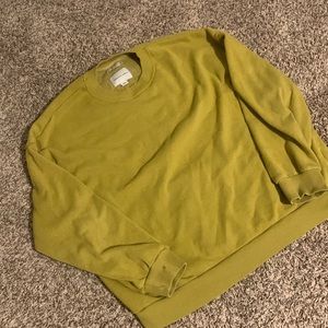 American eagle crew neck mustard